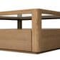 Four Hands Shiloh Coffee Table in Sandy Oak and Clear, , large