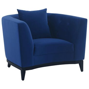 Blue River Melange Accent Chair in Gray and Black, , large