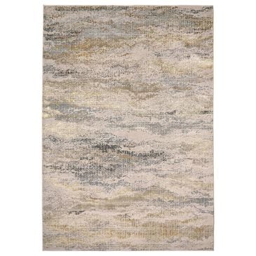 Feizy Aura 3735F 3"11" x 6" Gold and Gray Area Rug, , large