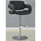 Pacific Landing Adjustable Barstool in Chrome and Black, , large