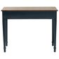 Baxton Studio Dauphine Writing Desk in Blue and Oak, , large