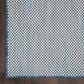 Nourison Courtyard Ivory and Blue 4" x 6" Indoor/Outdoor Area Rug, , large