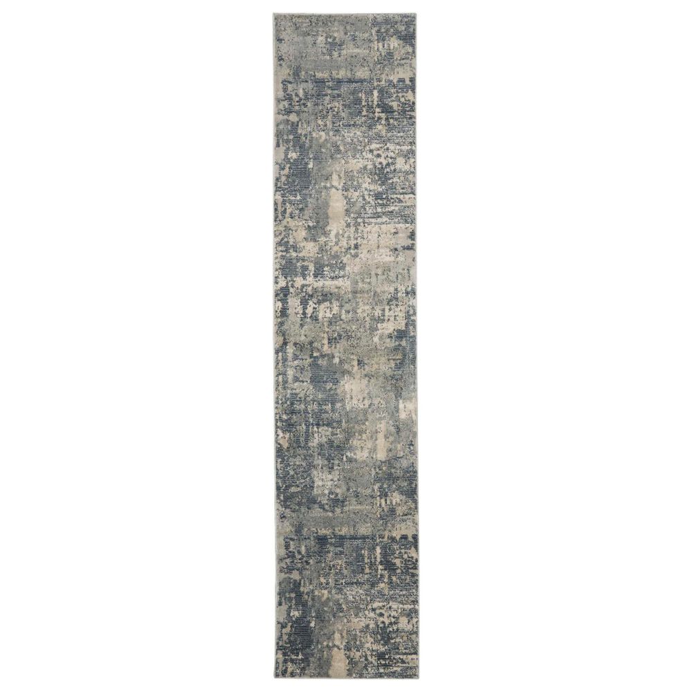 Nourison Quarry 2"2" x 10" Grey and Beige Runner, , large