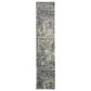 Nourison Quarry 2"2" x 10" Grey and Beige Runner, , large