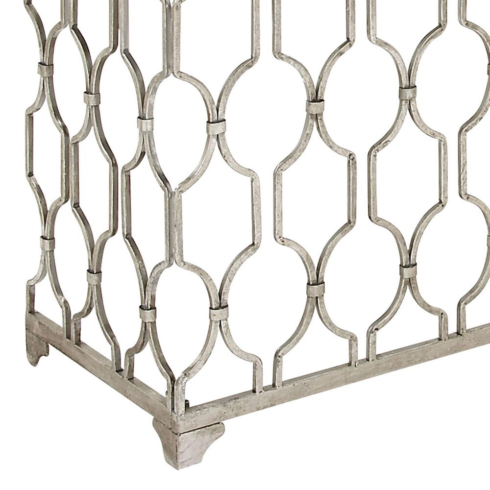 Maple and Jade Frame Console Table in Silver, , large