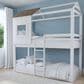 Eastern Shore Lodge Twin over Loft Bunk Bed in Cookies and Cream, , large