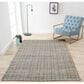 L&R Resources Natural Fiber 03305 7"9" x 9"9" Navy Area Rug, , large