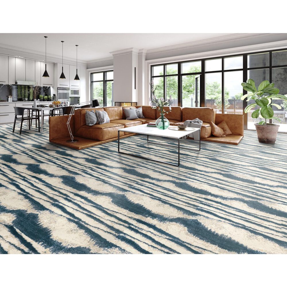 Stanton Illusionist Vanishing Point Carpet in Tide, , large