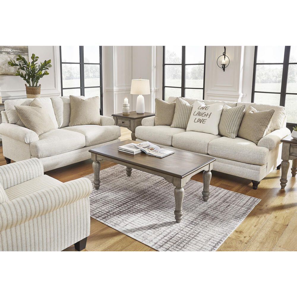 Ashley Valerani Stationary Sofa in Sandstone, , large