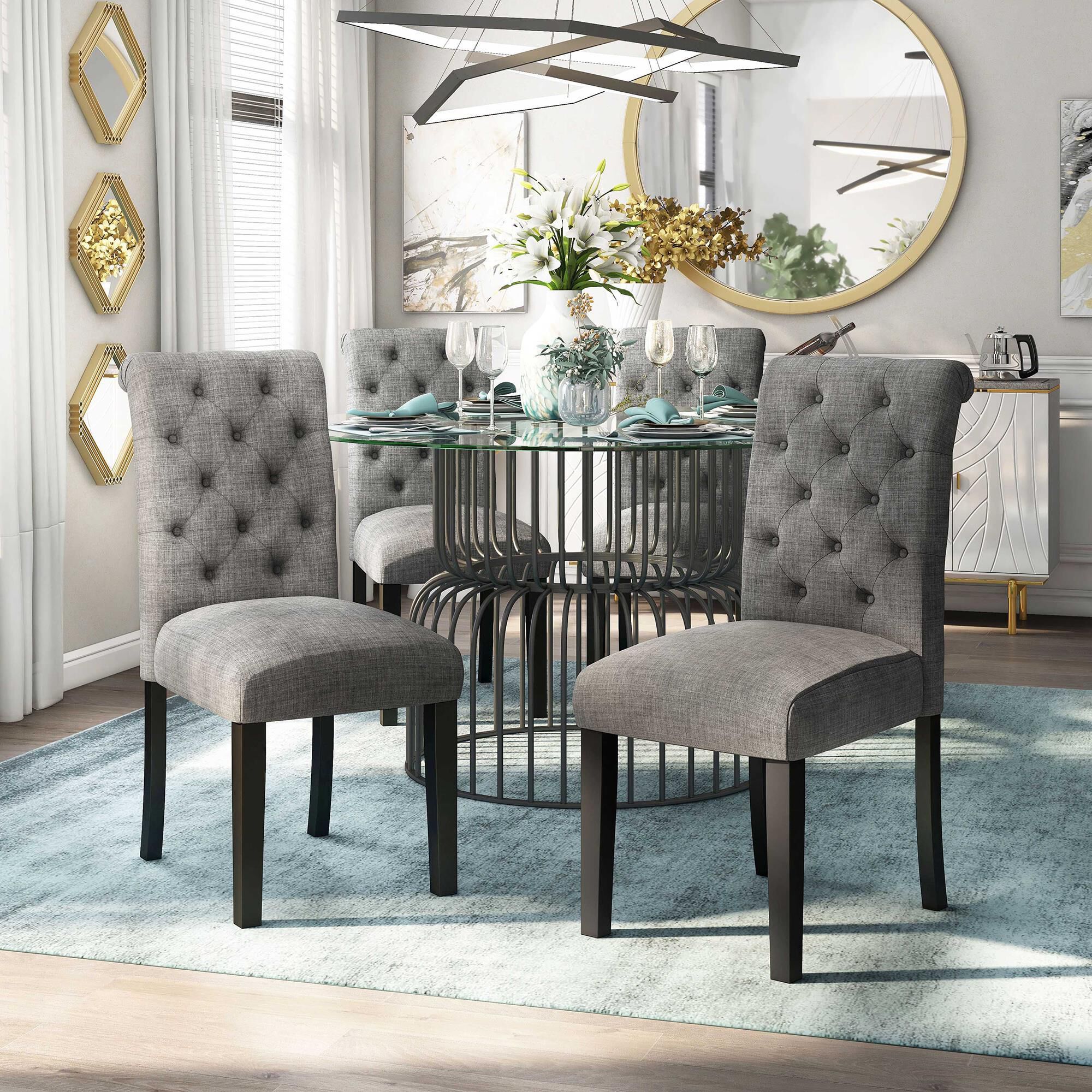 Gun metal store chairs