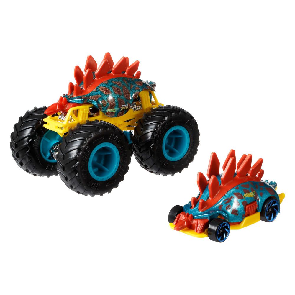 Hot Wheels Monster Trucks - 1: 64 2Pack Motosaurus, , large