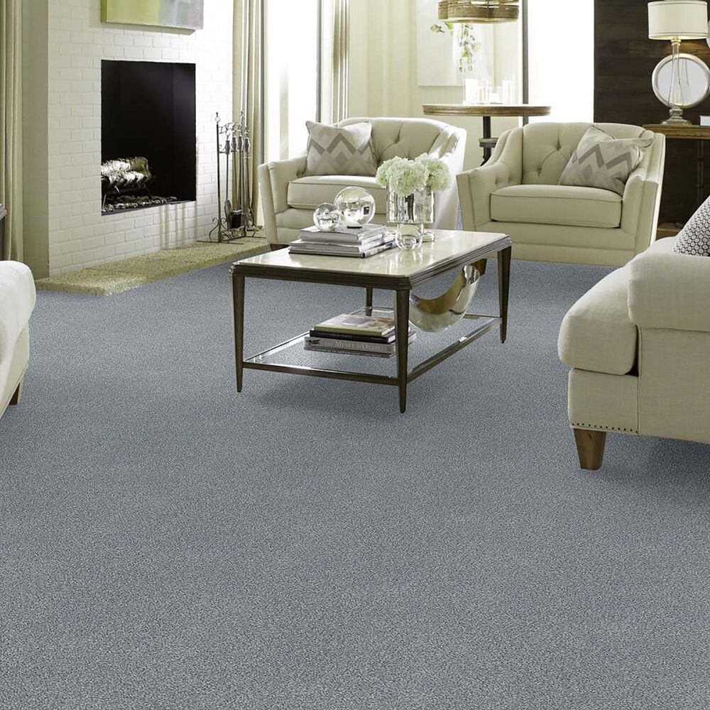 Shaw Find Your Comfort TT Blue Carpet in Misty Rain, , large