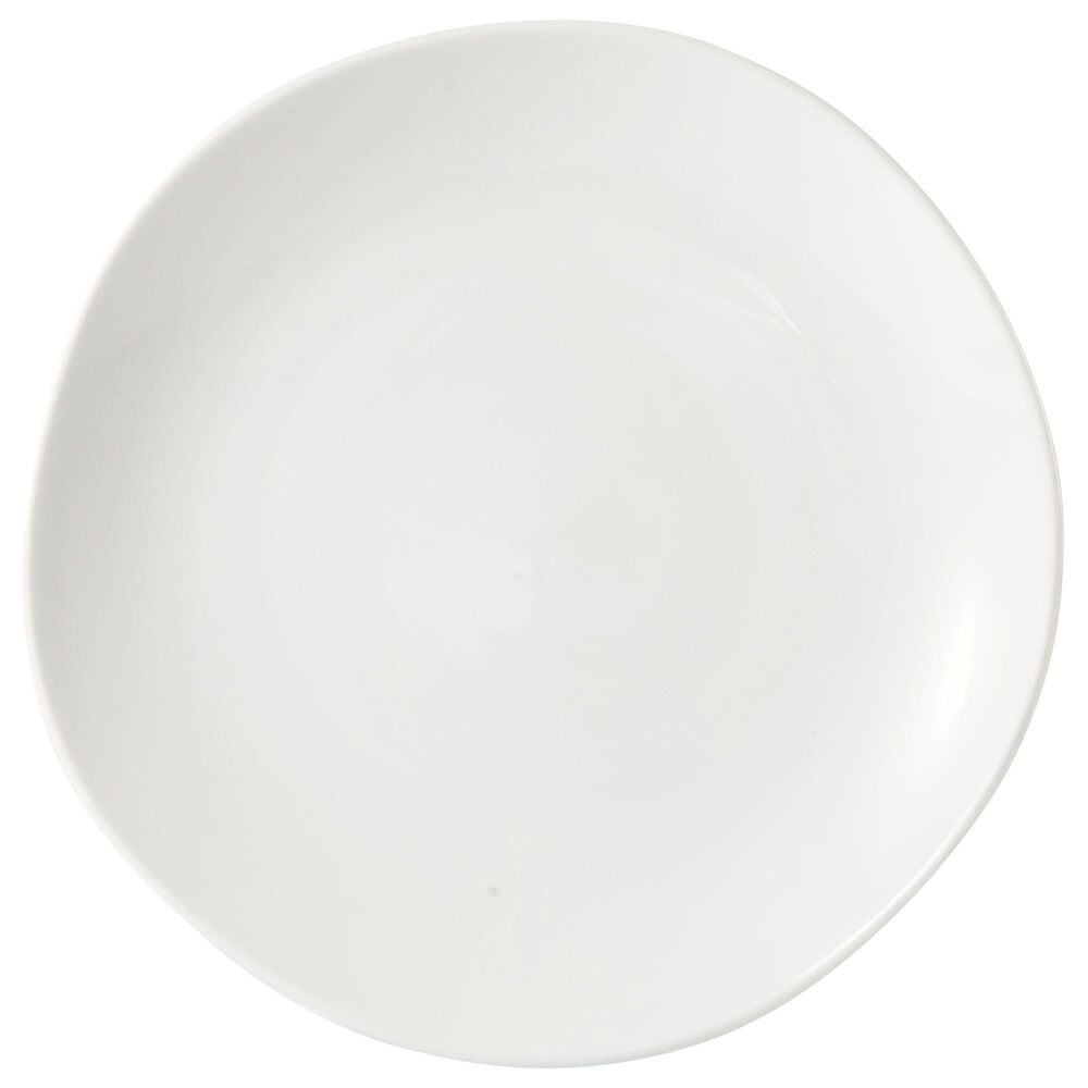 Gibson Homewares Aspen Drift 12-Piece Round Ceramic Dinnerware Set in White, , large