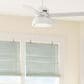Hunter Loki 52" Ceiling Fan with LED Lights in Fresh White, , large