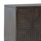 Ashley Elinmore Accent Cabinet in Dark Brown and Gold, , large