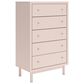 Ashley Wistenpine 5-Drawer Chest in Blush, , large