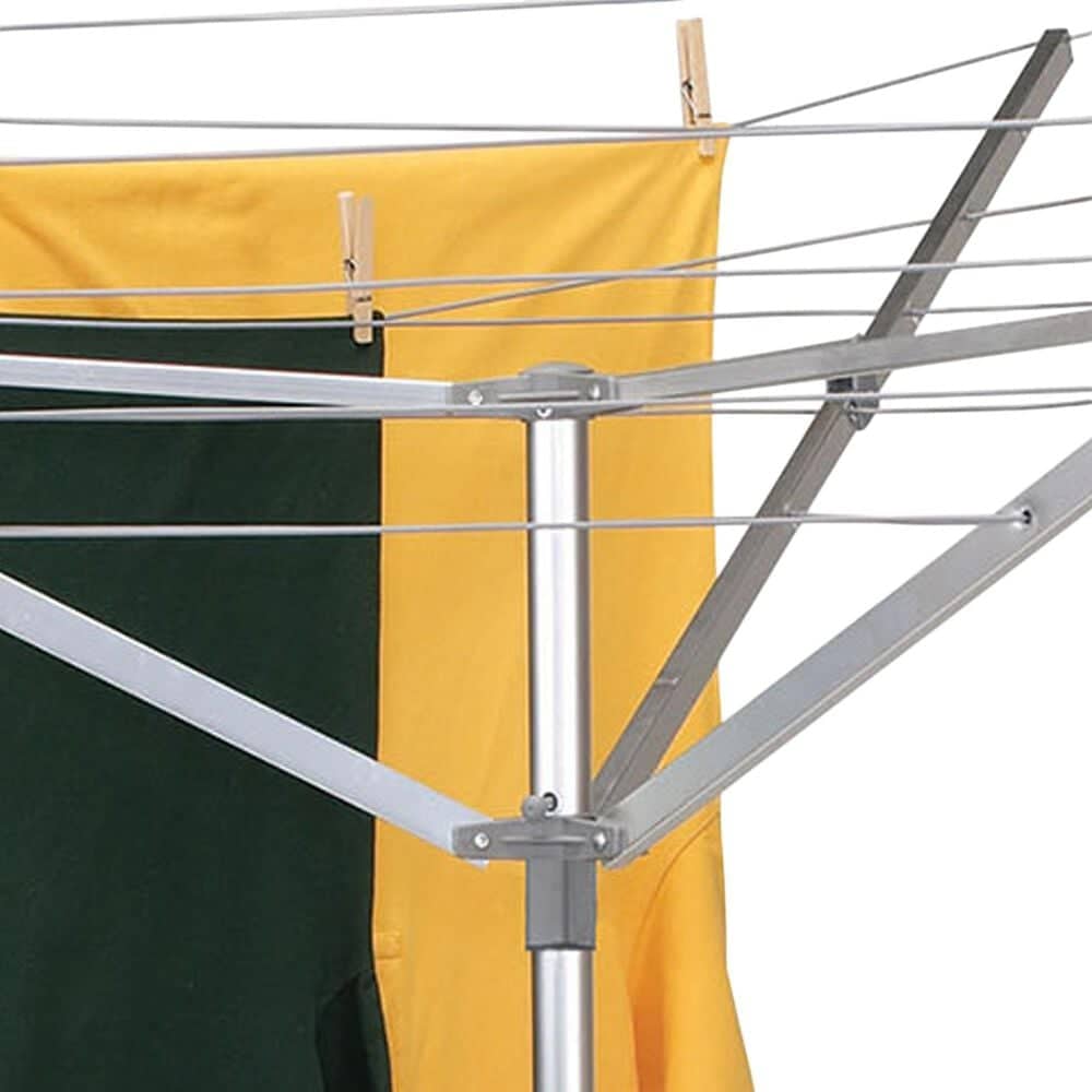 Household Essentials Portable Umbrella Clothesline in Silver, , large
