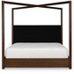 Millenium Dilenno California King Canopy Panel Bed in Dark Brown, , large