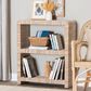 Baxton Studio Lucy 35" Bohemian Bookcase with Open Shelves in Natural, , large