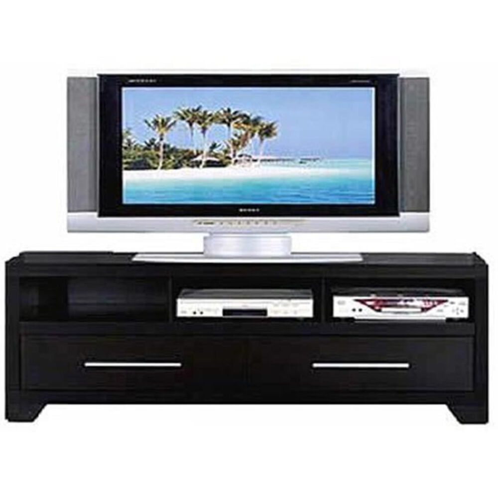 Living Essentials 60&quot; TV Stand in Black, , large