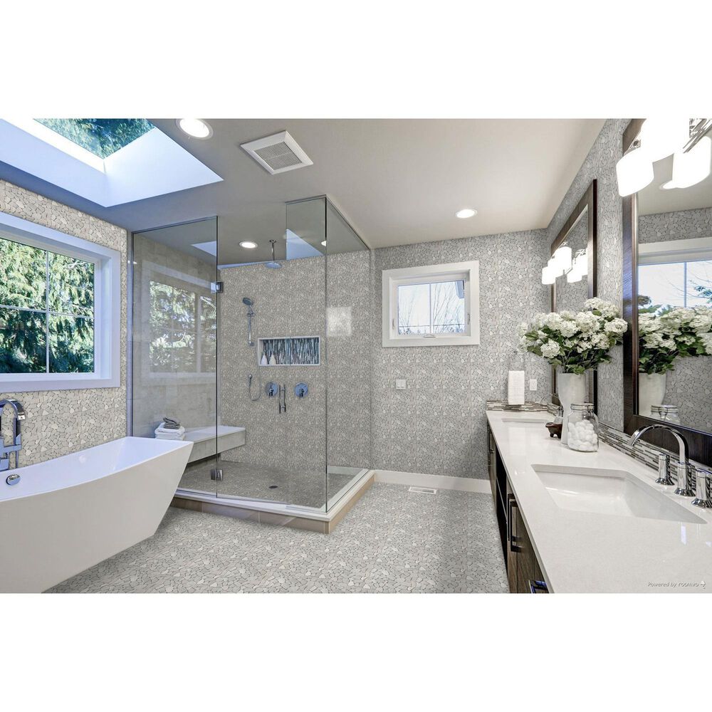 Emser Cultura Cream 12&quot; x 12&quot; Natural Stone Mosaic Sheet, , large