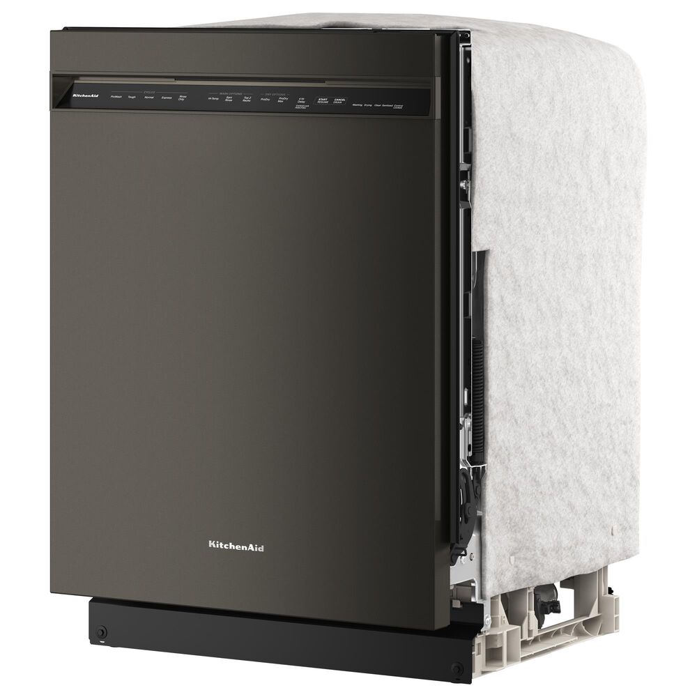 KitchenAid 24&quot; Max Jets Third Rack Dishwasher with Front Control and ProDry System in Black Ore, , large