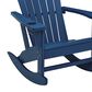 Ashley Sundown Shores Patio Rocker Chair in Blue, , large