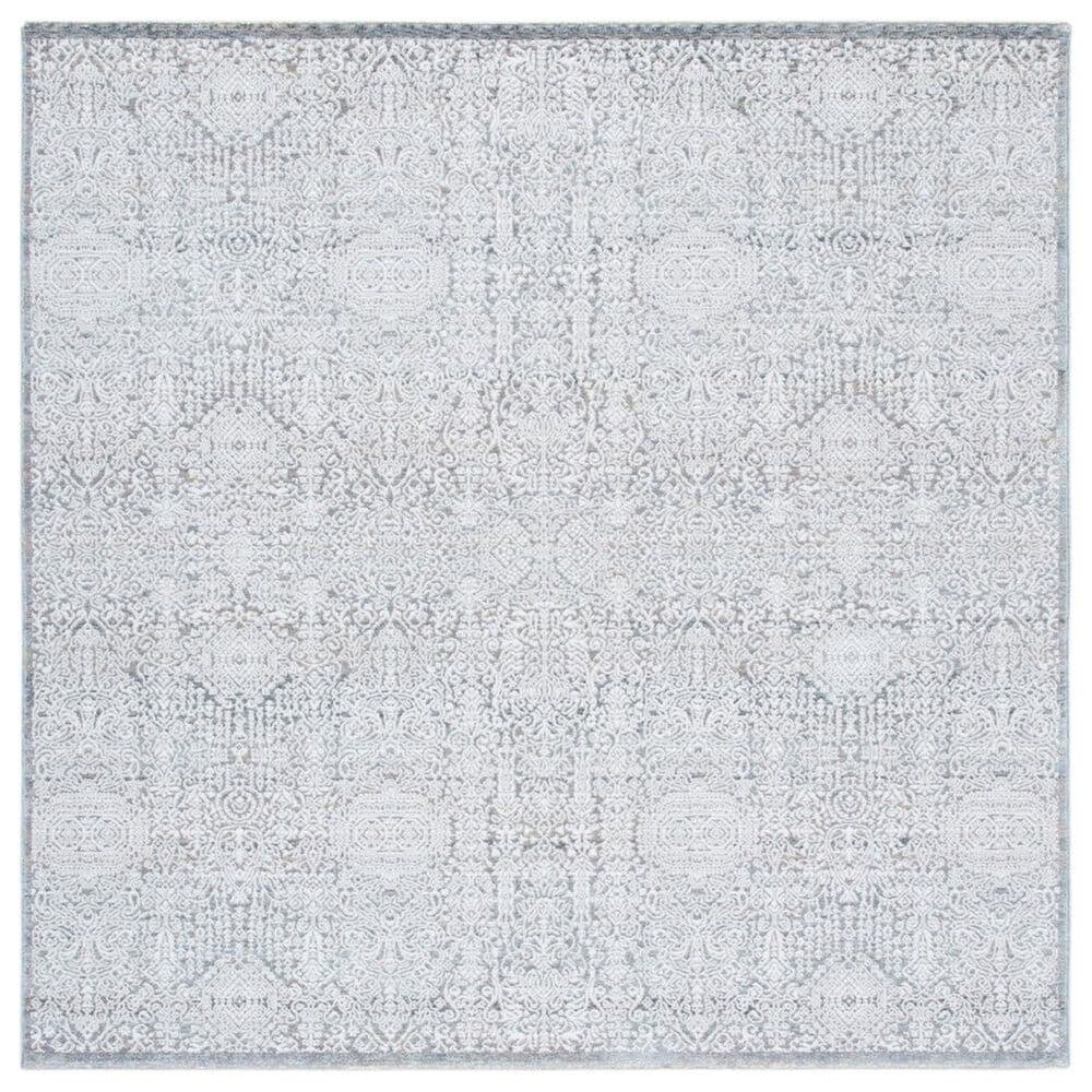 Safavieh Webster WBS316G 6"7" Square Grey and Beige Area Rug, , large