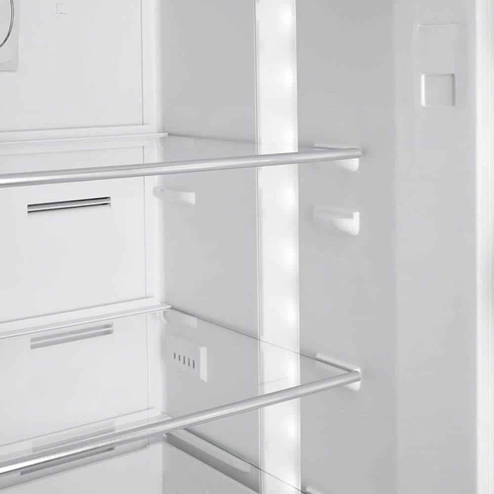 SMEG 11.69 Cu. Ft. Retro Freestanding Bottom Mount Refrigerator with Right Hinge in Black, , large