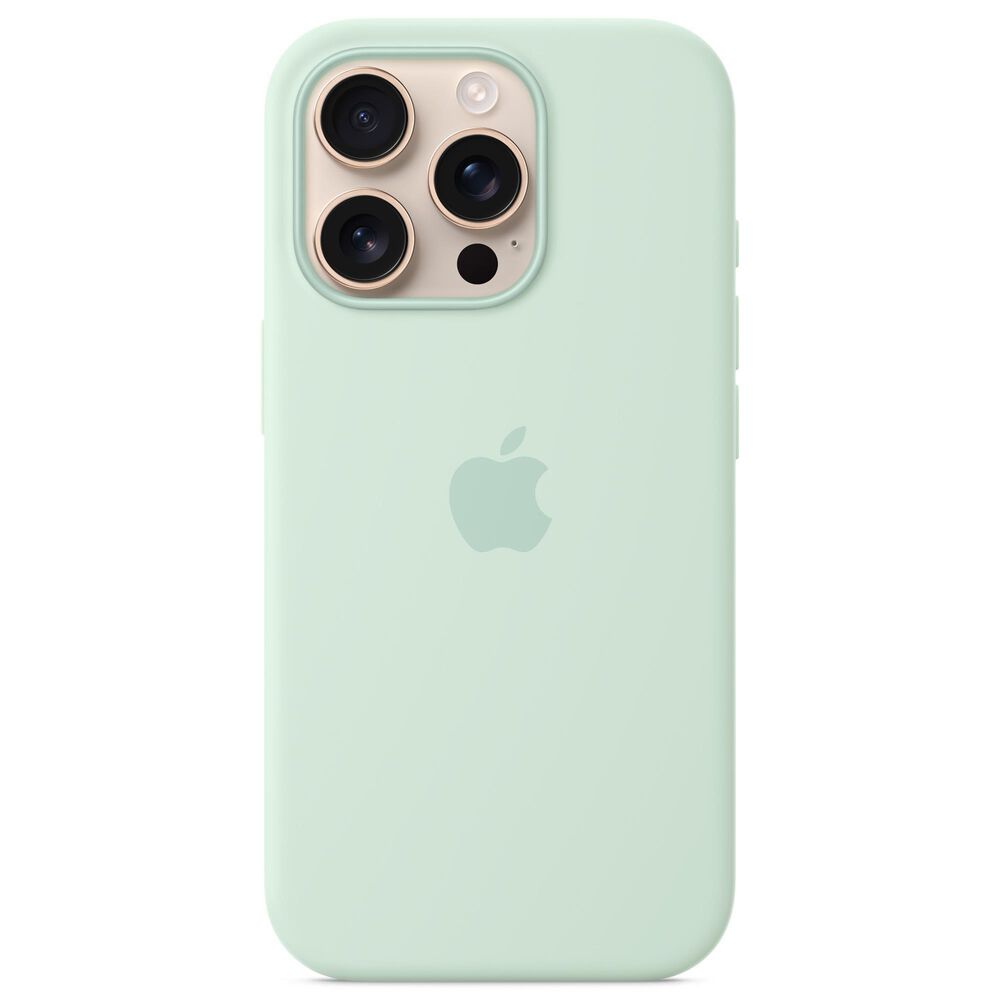 Apple Silicone Case with MagSafe for iPhone 16 Pro in Aquamarine, , large