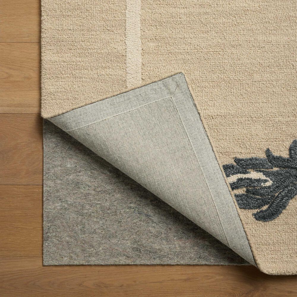 Loloi Romi Oatmeal and Midnight 8'6" x 11'6" Area Rug, , large