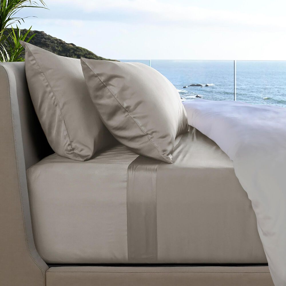 Cariloha Resort 3-Piece Twin Sheet Set in Harbor Gray, , large