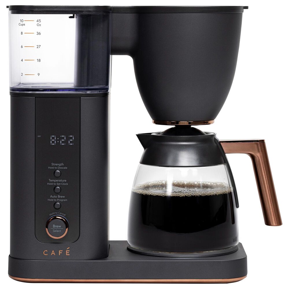 Cafe Specialty Drip Coffee Maker with Glass Carafe in Matte Black, , large