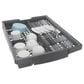 Bosch 300 Series 18" Built-In Smart Dishwasher with 5 Wash Cycles in White, , large