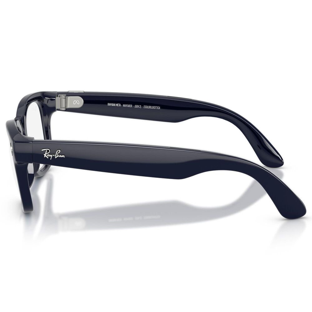 Rayban Glasses Wayfarer Gen 2 53mm Sunglasses with Clear and Sapphire Transitions Lenses in Shiny Cosmic Blue, , large