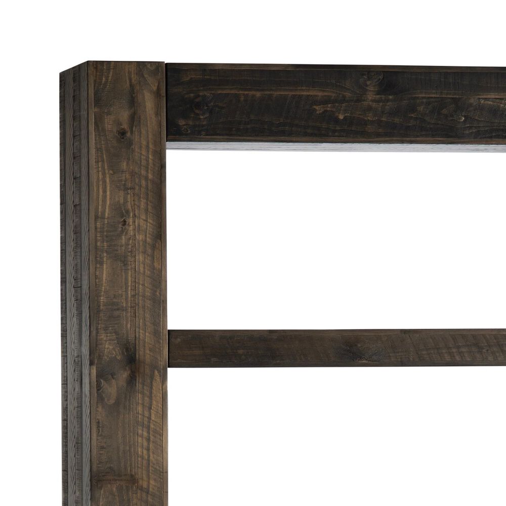 Crestview Collection Aspen 4-Shelf Etagere Bookcase in Stained Brown, , large
