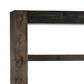 Crestview Collection Aspen 4-Shelf Etagere Bookcase in Stained Brown, , large