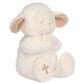 Lambs & Ivy Heaven Sent Plush Lamb - Mary in White and Taupe, , large