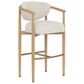 Club Collection By Sunpan Sigrid 30" Bar Stool in Light Oak, , large