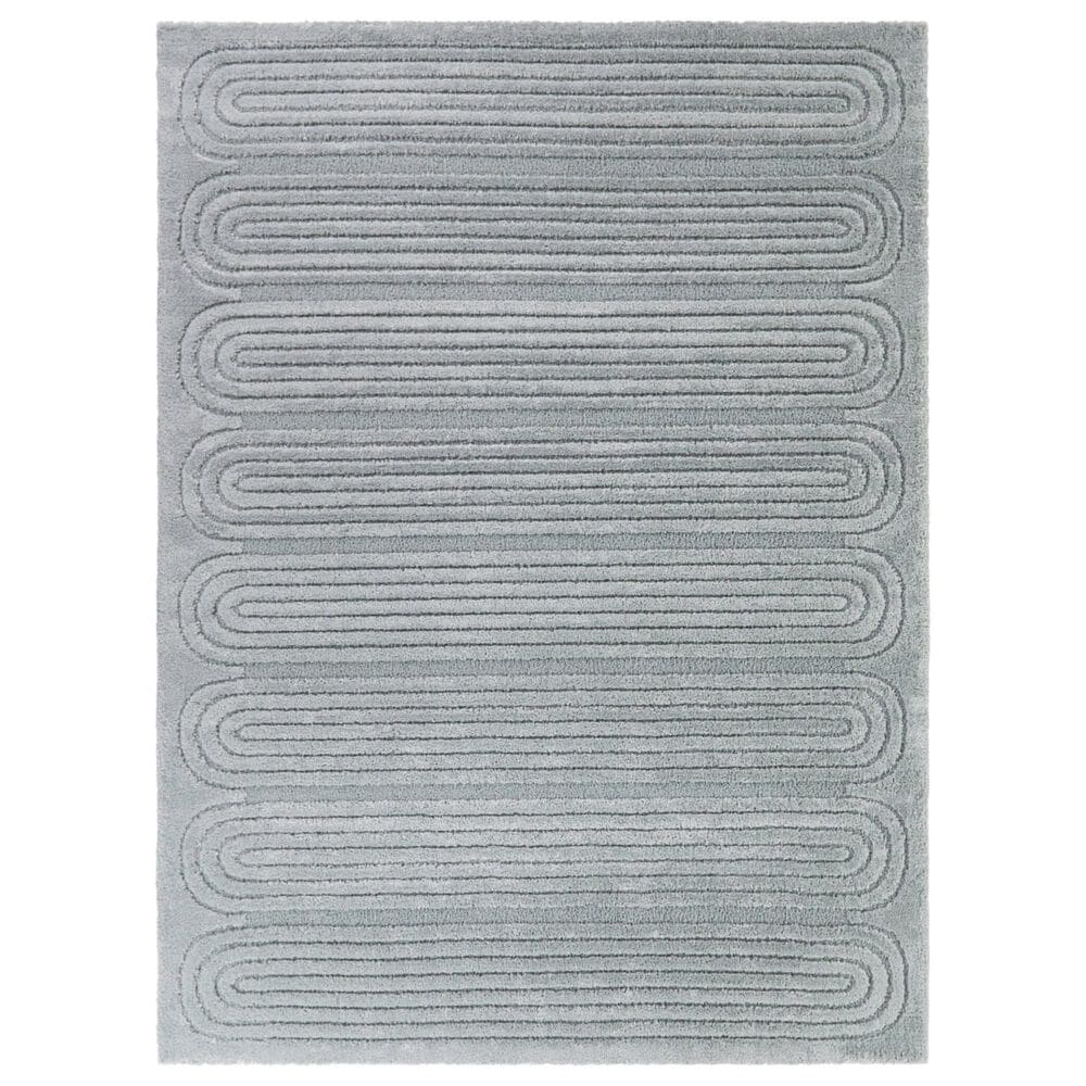 Balta Rugs Cocoon Ettore Teal 5"3" x 7" Area Rug, , large