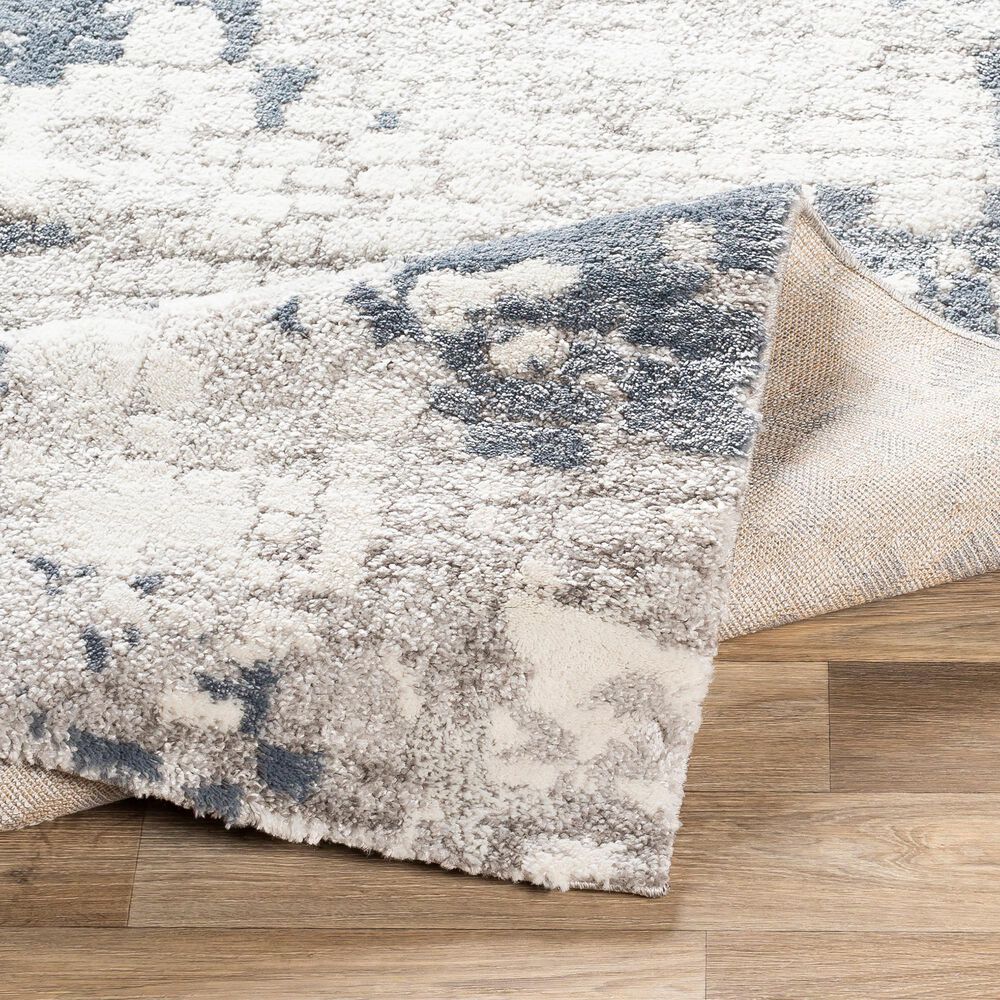 Surya Venice VNE-2300 2&#39;9&quot; x 7&#39;3&quot; Denim, Gray and Ivory Runner, , large