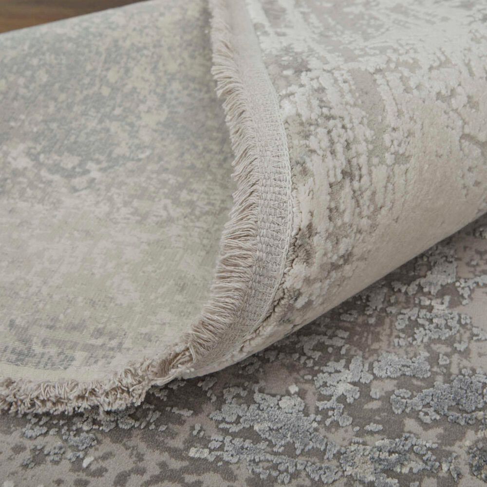 Feizy Cadiz Light Gray 2&#39;2&quot; x 3&#39;2&quot; Area Rug, , large
