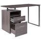 Flash Furniture Harwood Desk in Brown, , large