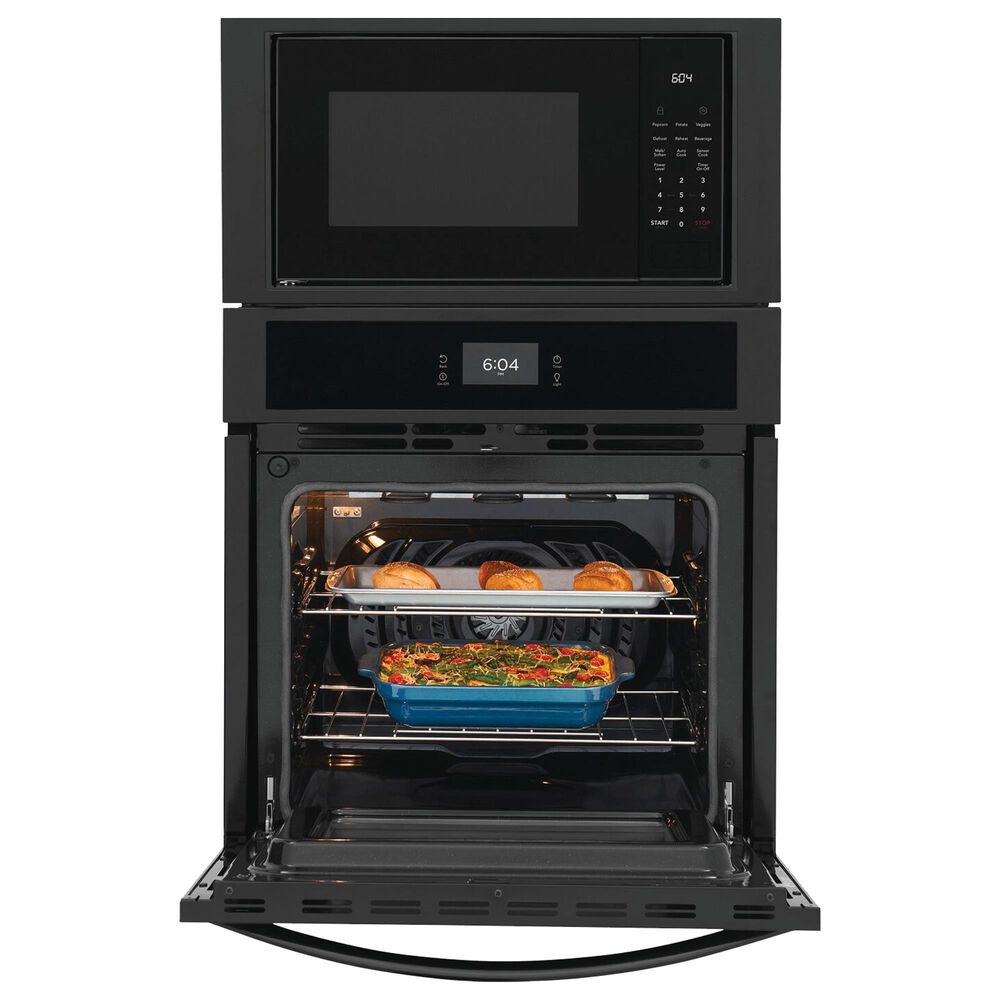 Frigidaire 27&quot; Microwave Combination Wall Oven in Black, , large