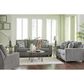 Ashley Deltona Stationary Sofa in Graphite, , large