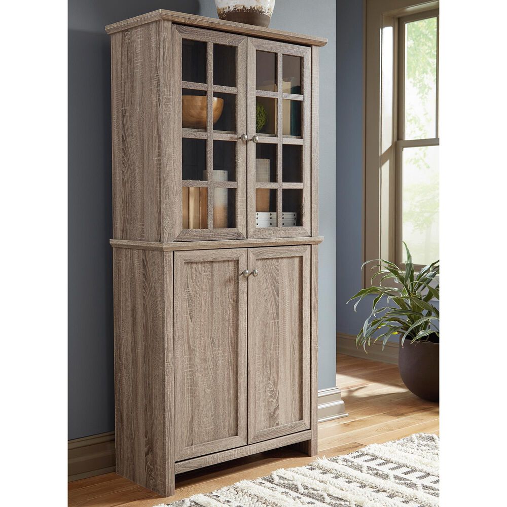 Signature Design by Ashley Drewmore Accent Cabinet in Gray, , large