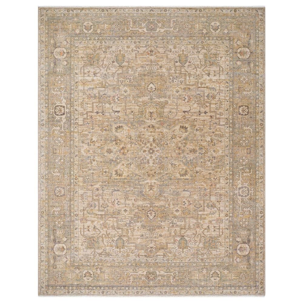 Surya Once Upon a Time Light Beige, Tan, Taupe and Dark Brown 6&#39;5&quot; x 8&#39;10&quot; Area Rug, , large