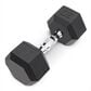 Impex, Inc 30 Lb Rubber Hex Dumbbell, , large