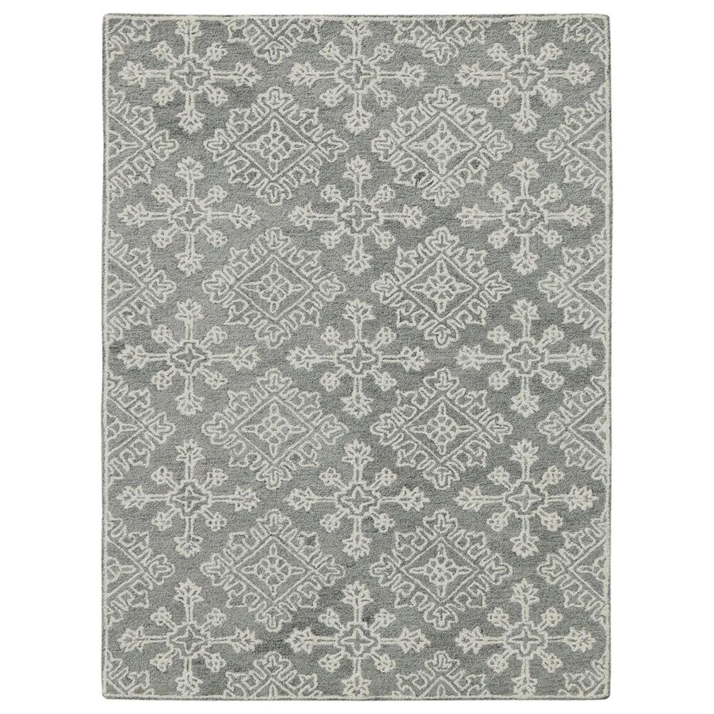 Amer Rugs Boston 2" x 3" Shale Gray Area Rug, , large