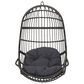 Hearth and Haven Berkshire Outdoor Hanging Egg Chair with Basket Shape in Dark Gray, , large